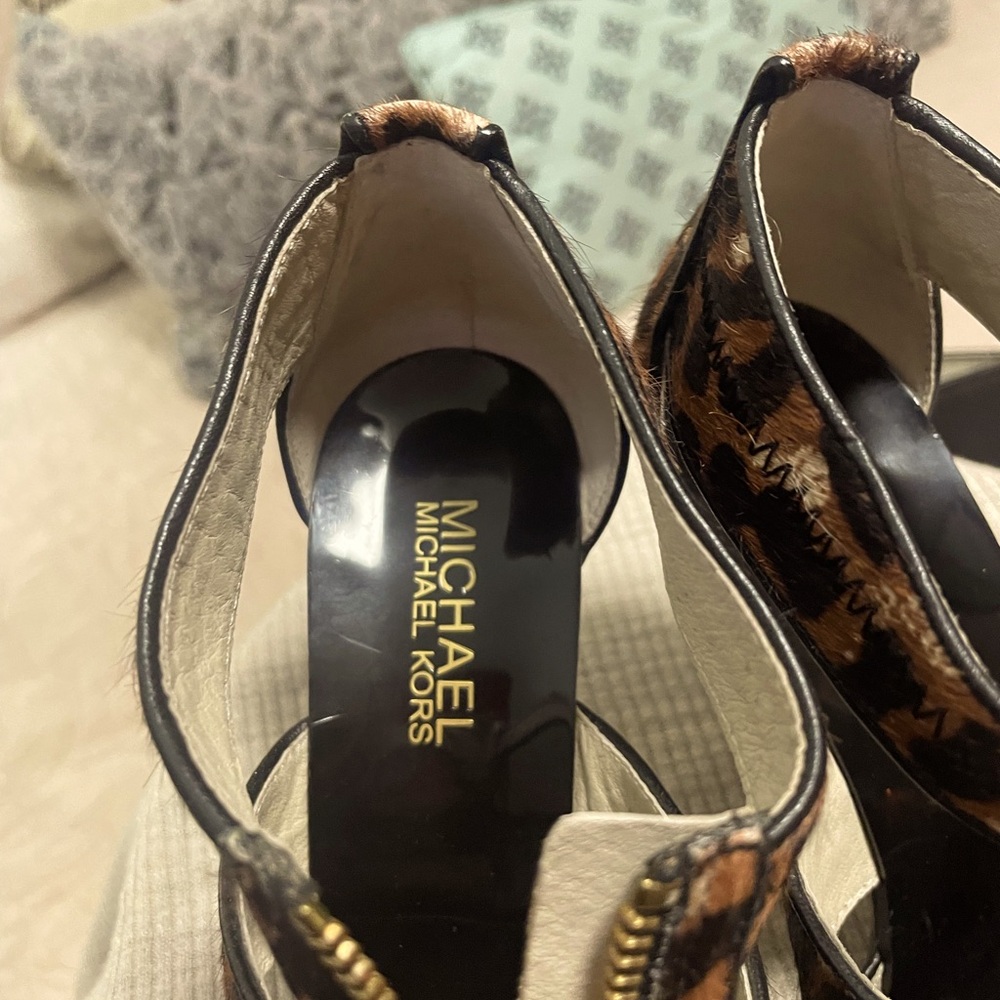 Michael Kors collection Woman’s high heels animal print originals - Picture 6 of 10